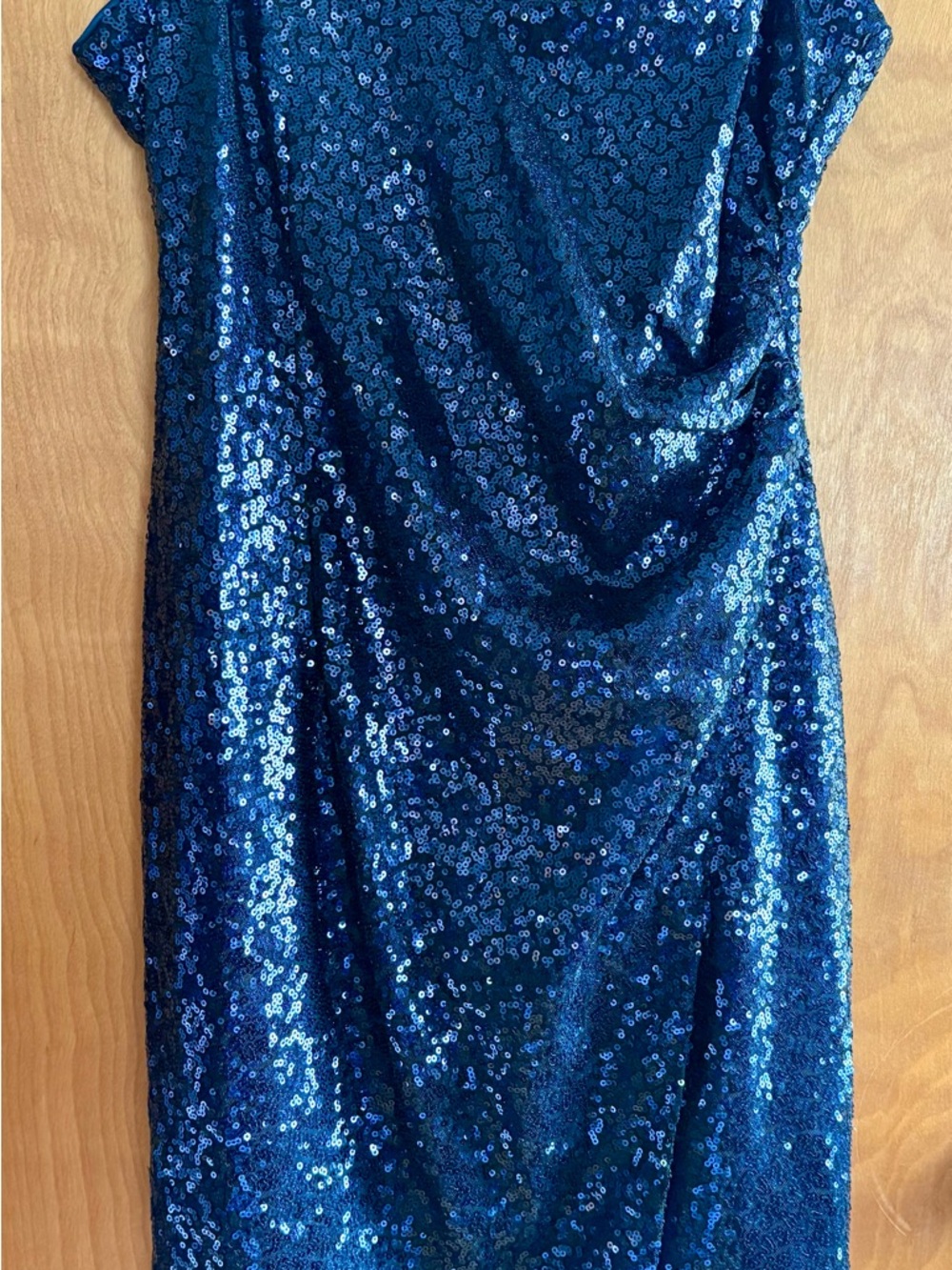 Lulus Blue Sequin Cocktail Mini Dress